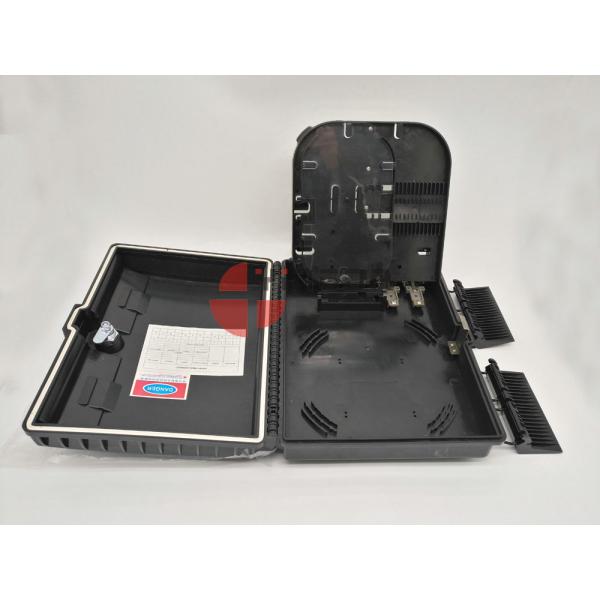 Black Fiber Optic Splitter Box 2 In 16 Out Optical Splitter Termination Box