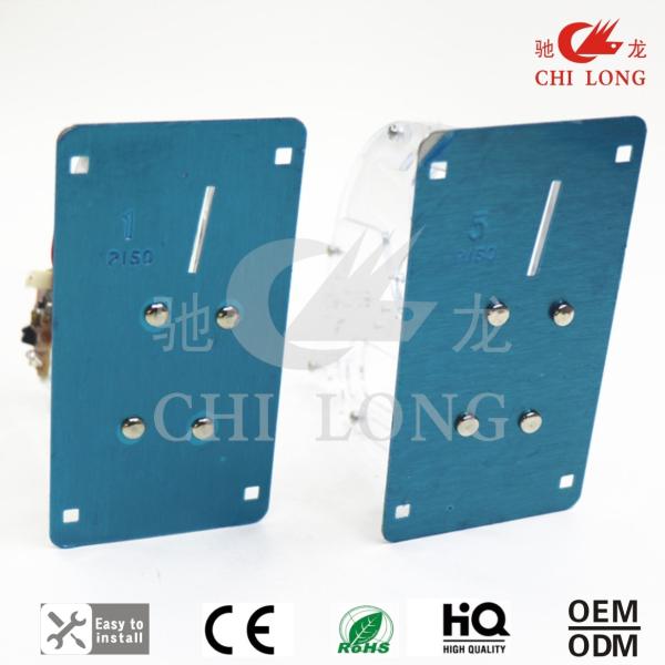 Transparent Plastic Mechanical Coin Selector For Amusement Game Machine