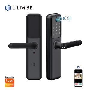 China Waterproof Fingerprint Smart Camera Door Lock With Video Dobell wholesale
