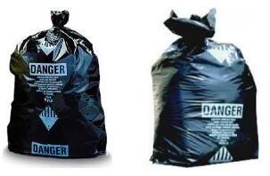 Heavy Duty Construction Plastic Asbestos Bag Waste Bag,Heavy Duty Disposal Polythene bags For Asbestos Removal BAGEASE