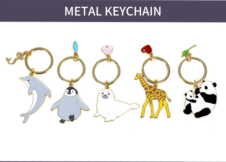 hot sale office document accessories key ring personality creative car logo pendant metal keychain