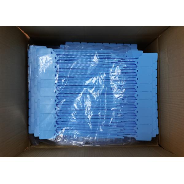 Custom Logo Plastic Truck Seals 398N Tensile Strength 190mm Working Length