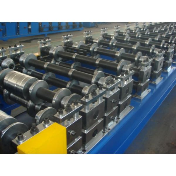 Custom Glazed Roofing Tile Roll Forming Machine 5.5kw , Corrugated Iron Sheet Making Machine