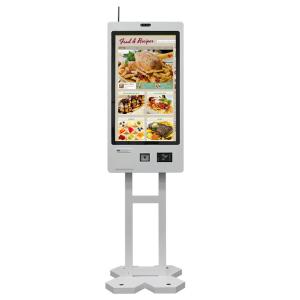 China Automatic Fast Food Touch Screen Ordering Kiosk Self Service wholesale