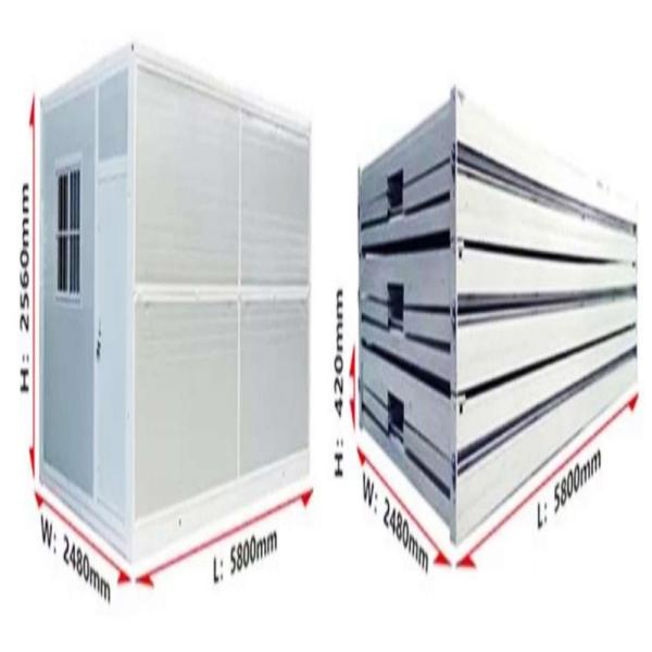 Mobile Living Container House Foldable Expandable Prefab Tiny Easy to Assemble Steel Door