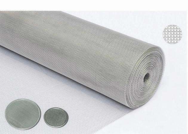 200 Mesh Screen Square 316SS Mesh Firm Structure SS Woven Wire Mesh