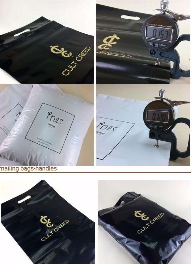 cornstarch made biodegradable and compostable courier mailing plastic shipping packaging bag with custom logo CLOTH PACK