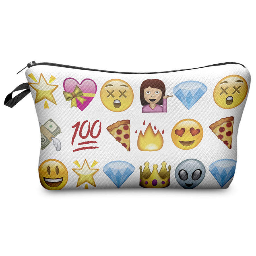 Makeup Bag, 3D Printing women cosmetic bag Multifuncition Pencil Holder