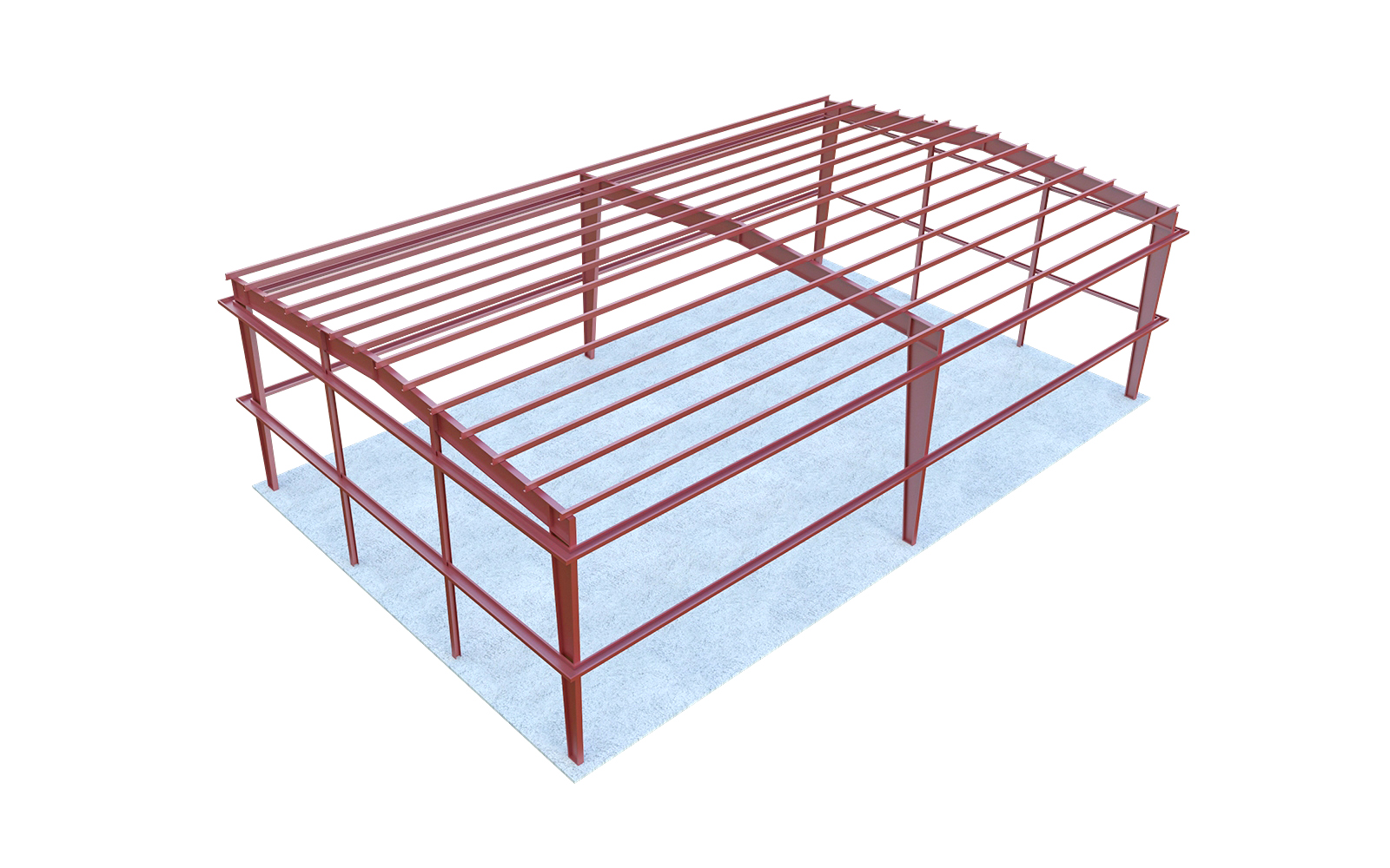 Q235B / Q345B Corrugated Sheet Metal Shed Corrugated Steel Buildings Carport