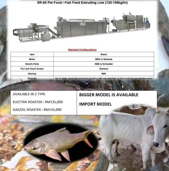 Quality Stainless Steel Twin Screw Food Extruder Shrimp Feed Prawn Feed Manufacturing Machine for sale