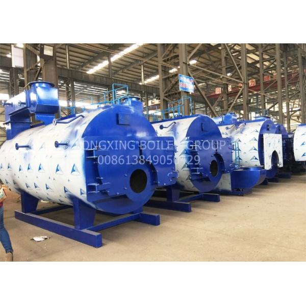 1-40 Ton Oil Fired Steam Boiler Horizontal Type Spiral Tubes Light Oil Boiler