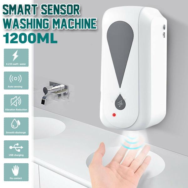 12.5cm ABS Plastic 1200ml Touchless Alcohol Spray Dispenser