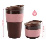 Food Grade Leak Proof 350ML Foldable Silicone Travel Cup