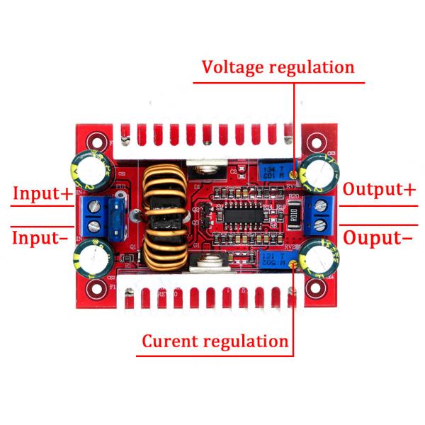 DC 400W 15A Step-up Boost Power Module LED Driver 8.5-50V to 10-60V Voltage Charger
