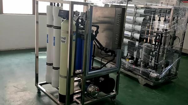 Quality 55KW Containerized Solar Powered Desalination Plant DOW membrane for sale
