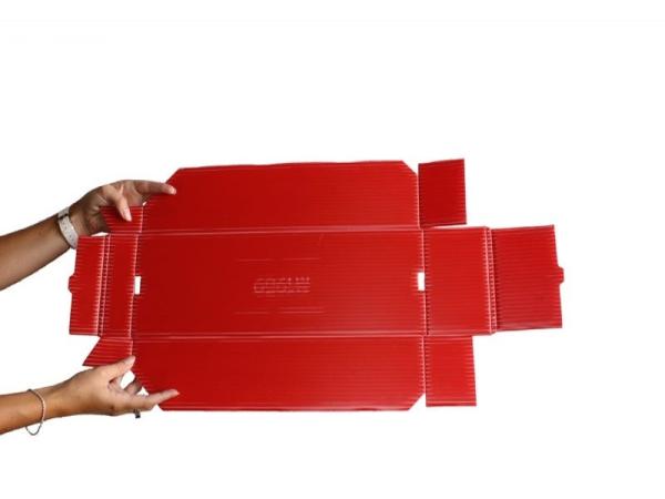 Quality PP Corrugated Plastic Stackable Packing Trays / Boxes / Containers  PP Corrugated Packaging Tray Boxes for sale