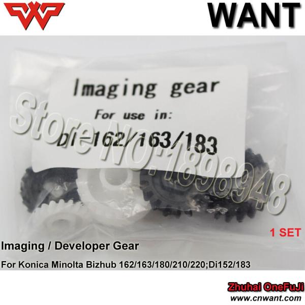 Di152 Di183 bh162 bh163 bh180 developer gear For Konica Minolta Bizhub162 163 180 210 220 Di152 183 image gear