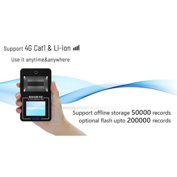 A Portable 2.4 Inch Screen 1D/2D Barcode Scanner 4G Cat1 Qr Code Reader Barcode Scanner 2D Bar Code Reader
