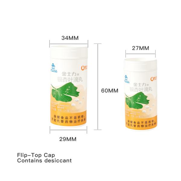 Quality PP Tubes with Flip Top lids for the packaging of effervescent tablets color customized for sale