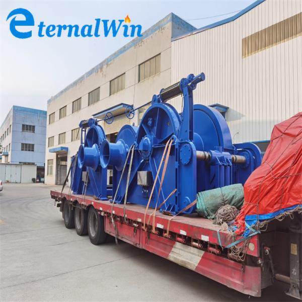 Customized Marine Hydraulic Hoisting Machine With Rated Load And Winch Speed