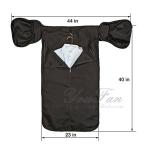 Black Convertible Travel Duffel Bags , Mens Suit Garment Travel Bag