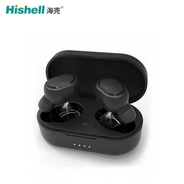 Quality M1 ABS Black Invisible Bluetooth Earpiece , Portable Invisible Earbuds For Work for sale