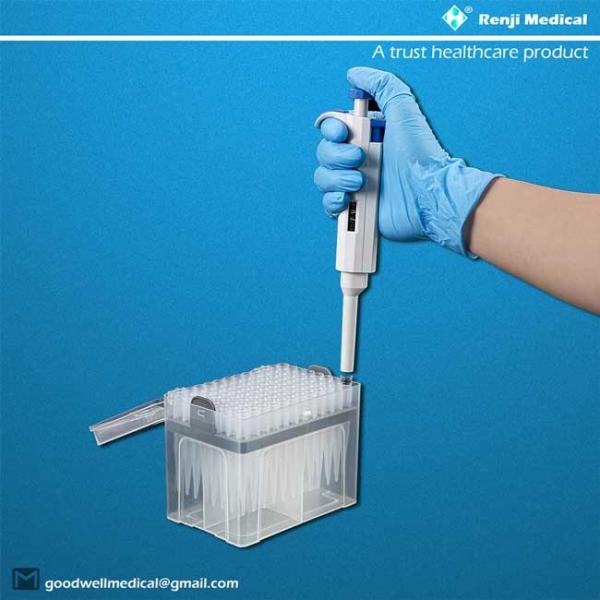 Quality Transparent Universal Pipette Tips Compatible With 1000ul Pipettors for sale