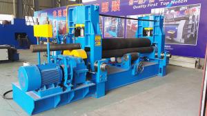 Hydraulic CNC Sheet Metal Rolling Machine 3 Rollers Upper Roller Universal
