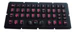 FN Keys Silicone Rubber Keyboard Red Backlit Illuminated Hula Pointer