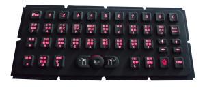 China FN Keys Silicone Rubber Keyboard Red Backlit Illuminated Hula Pointer wholesale