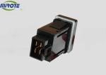 Fog Light Lamp 4 Pins Car Push Button Switch , On And Off Push Button Control