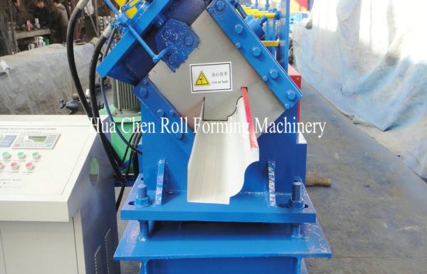 Quality Run Copper Half Round Seamless Gutter Machine with manual Decoiler for sale