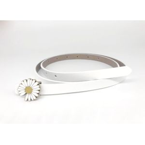 Fashion Jeans 13mm Woman Metal Daisy Buckle Thin Belt