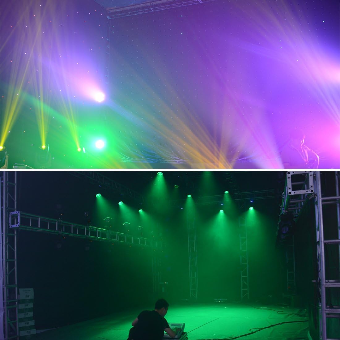 ATG 36*10 DMX Wireless Remote Control Stage Lighting for DJ Party KTV Club Disco Light