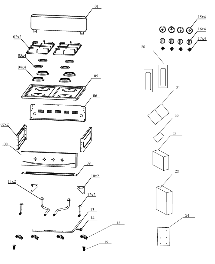 Aluminum Single Burner Gas Stove Cast Iron Outdoor Camping Portable Single Burner Gas Stove