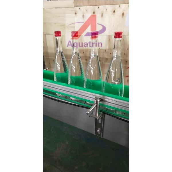 220V 50Hz Glass Milk Bottle Filling Machine With Overload Protection
