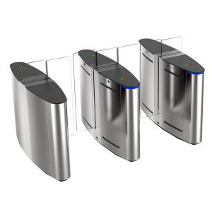 China SS304 Face Recognition Sliding Gate Turnstile Passage Width 550mm wholesale