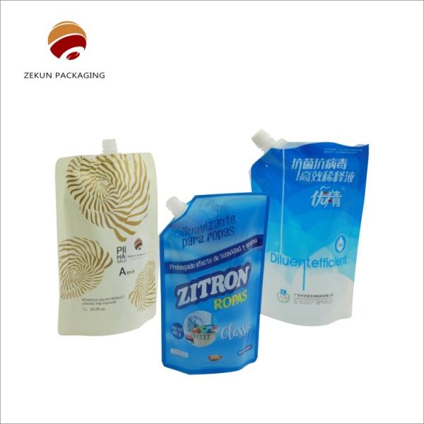 Quality Customizable Capacity Juice Doypack with Gravure Printing Surface Handling for sale