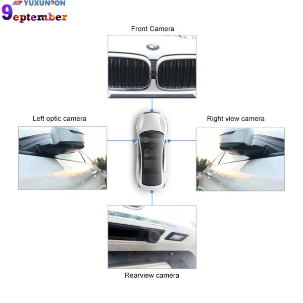 Quality 3D 360° Surround View Car Camera System G - Sensor Wake Up System Stereo Imaging for sale