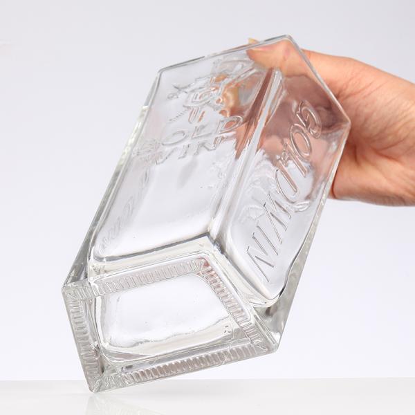 Customized 500ml Glass Bottles for Gin Whisky Clients' Specific Requirements