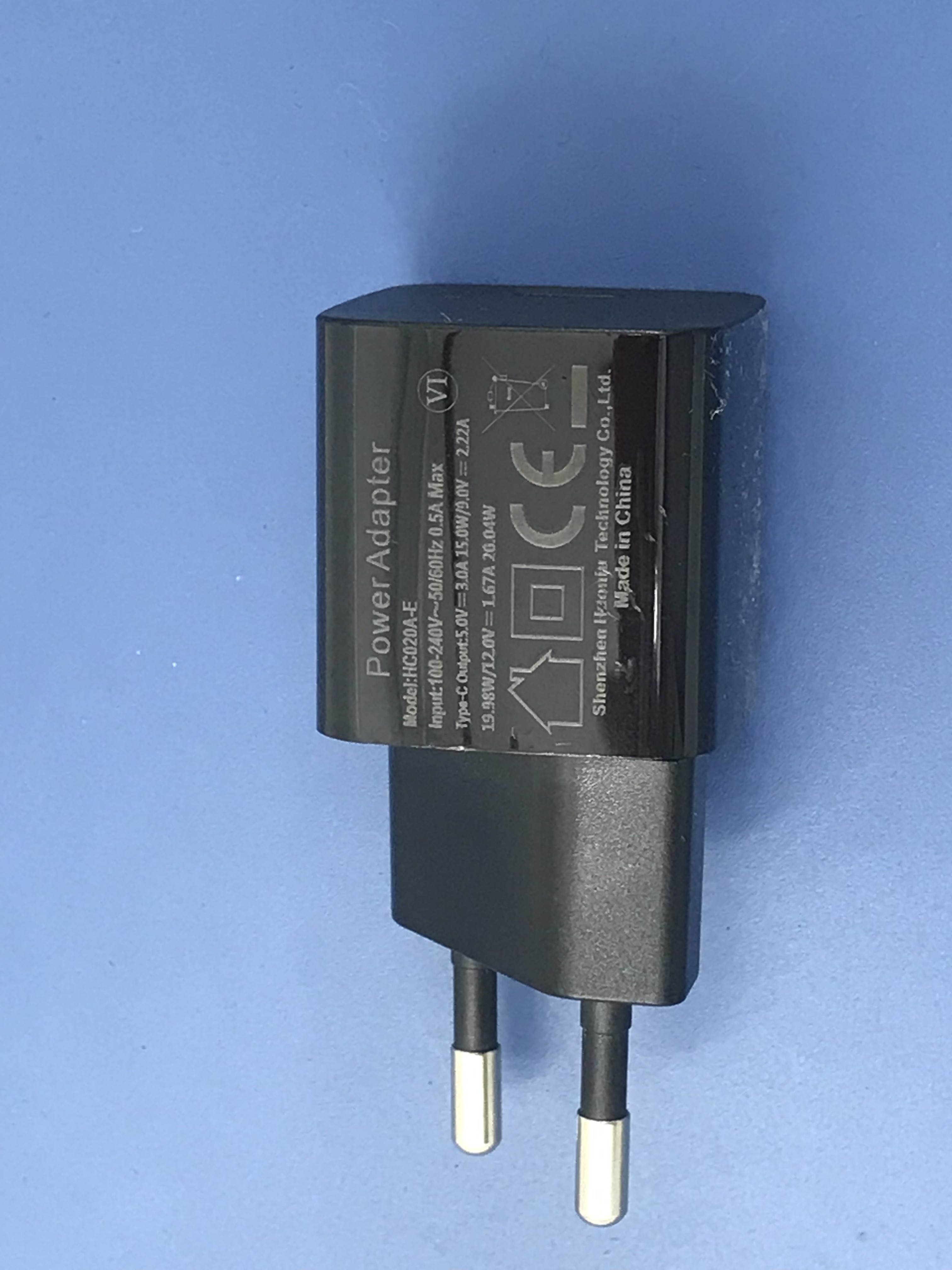 Energy Efficient Lightweight USB Power Adapter Compact Design for Global Use - 90g