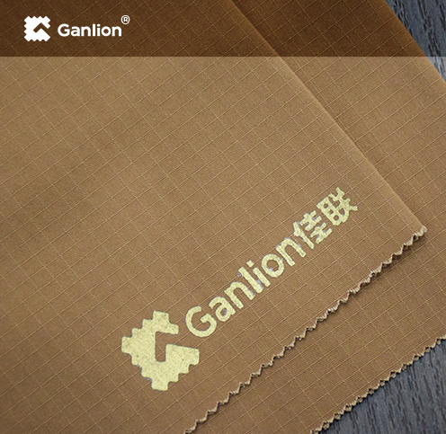 Brown Cotton Polyester T400 WR Stretched Workwear Fabric 225GSM