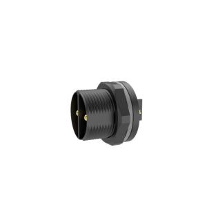 China M16 Front Female Pin Waterproof Circular Connector Threaded Welded Panel Controller wholesale