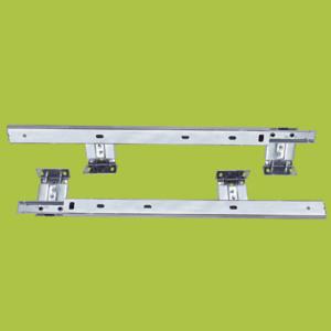 Blue Zinc plated single extension ball bearing slides 12 inch keyboard drawer slide