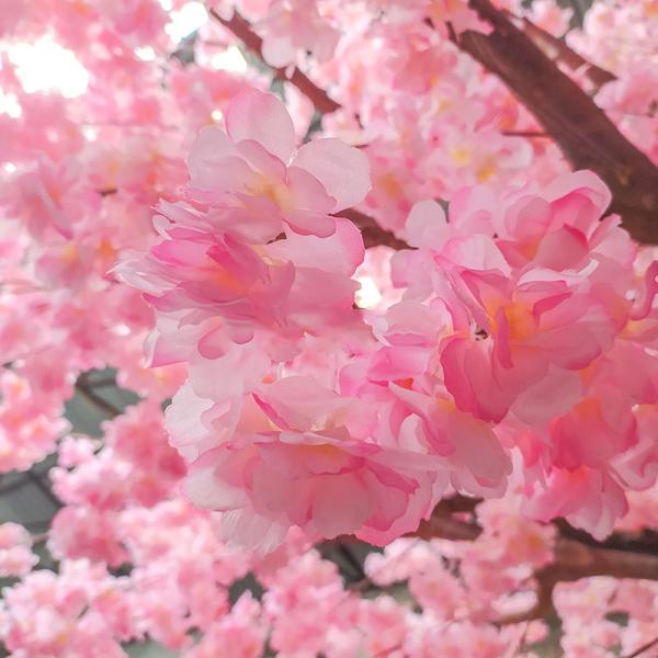 Romantic Wedding Decoration Table Artifical Tree Tall Centerpiece Stand Artificial Wedding Sakura Tree