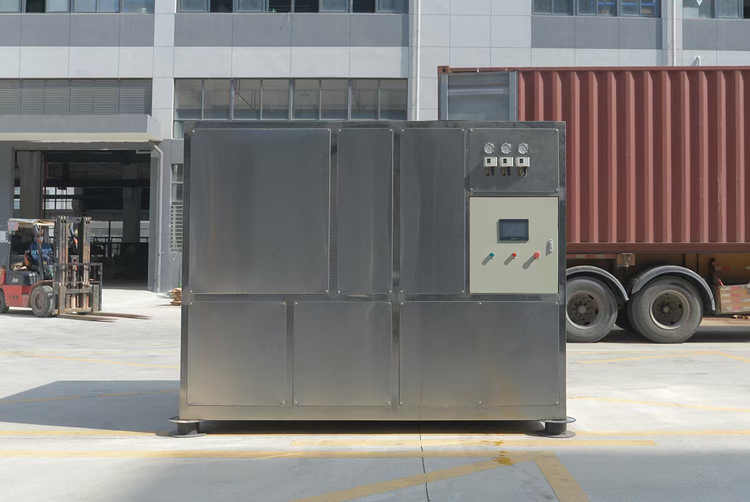 Commercial Industrial Ice Making Machine for Business Sale 2960x1182x1190 mm 5 Tons 5000kg Big Ice Cube Block Maker