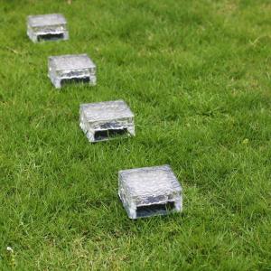 China Real Glass Outdoor Solar Powered Lights With 1 Super Bright LED wholesale