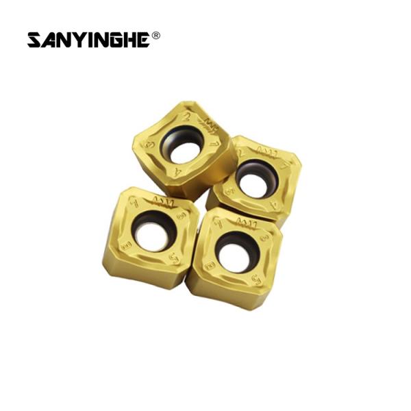 Quality Tungsten Carbide Cnc Machine Tool Insert SNMX1206ANN Cemented High Feed Rate Milling Insert for sale