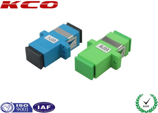 Quality SC / UPC SM Fiber Optic Attenuator , Fixed Optical Attenuator 55dB 65dB for sale
