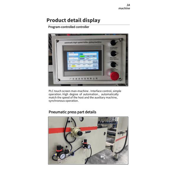 Easy to Operate CQT-900 Folding Boxes Machine Crash Lock Bottom Folder Gluer Machine Paper Folder Machine